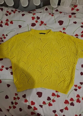 s Beden sarı Renk PRIMARK SARI RENK ÖRGÜ KAZAK