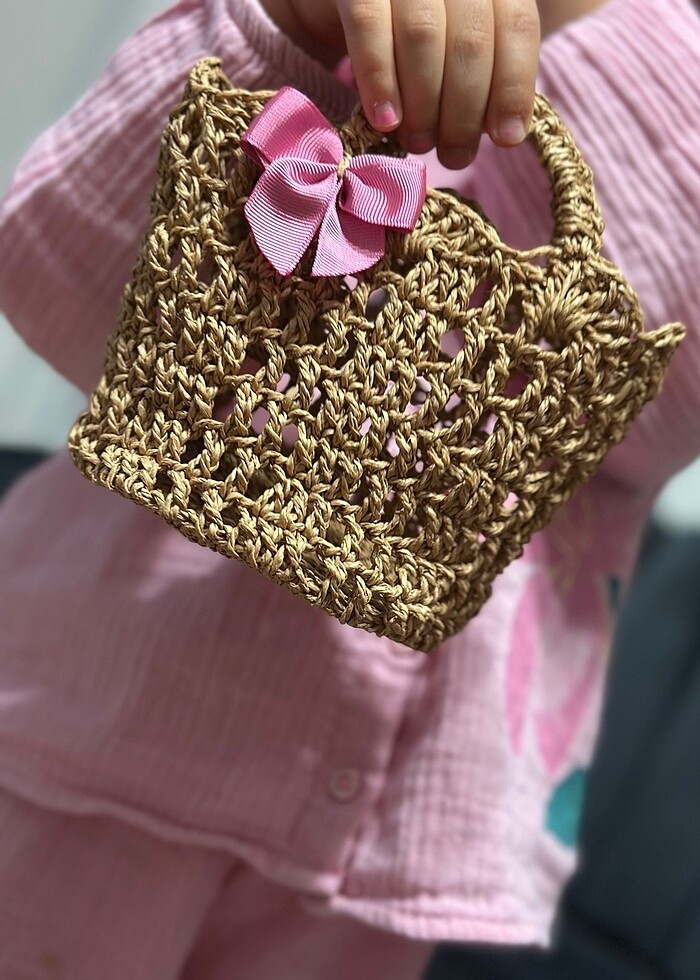 Kağıt ip çocuk çanta - Görsel 2