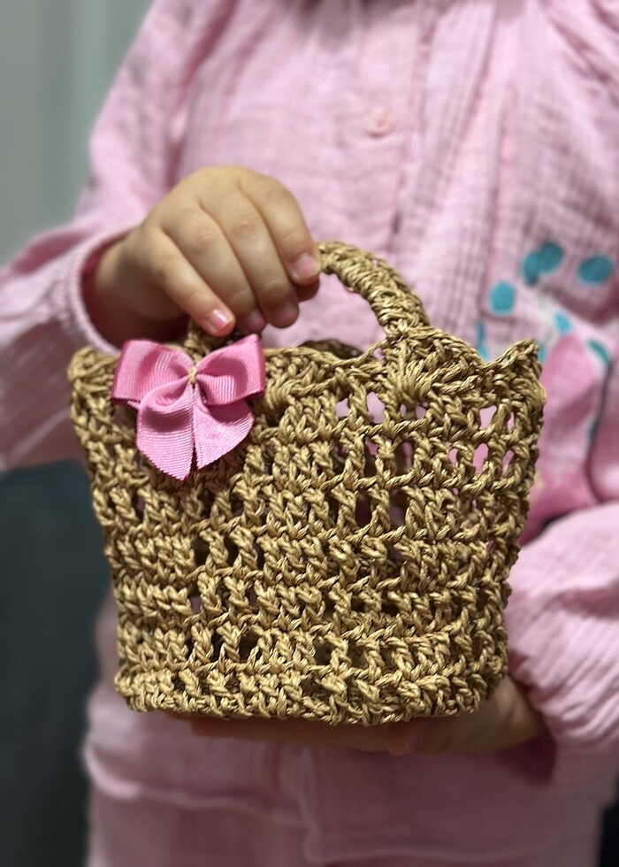 Kağıt ip çocuk çanta - Görsel 3