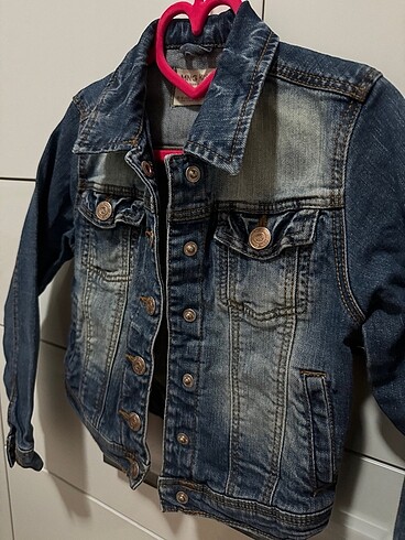 6 Yaş Beden Mango Kids Kız çocuk Kot Ceket