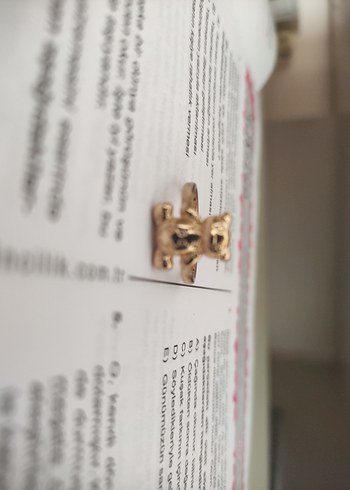 Pandora teddy ayıcık gümüş model yüzük