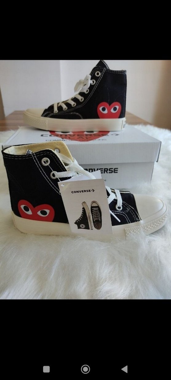 Converse Siyah Baskılı Kadın Spor Ayakkabı - Görsel 5