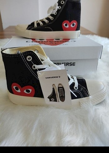 Converse Siyah Kadın Spor Ayakkabı Velcro - Görsel 5