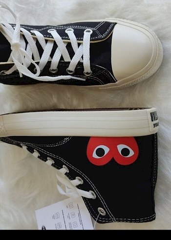 Converse Siyah Kadın Spor Ayakkabı Velcro - Görsel 6