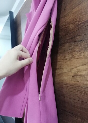 s Beden pembe Renk Pembe ceket elbise
