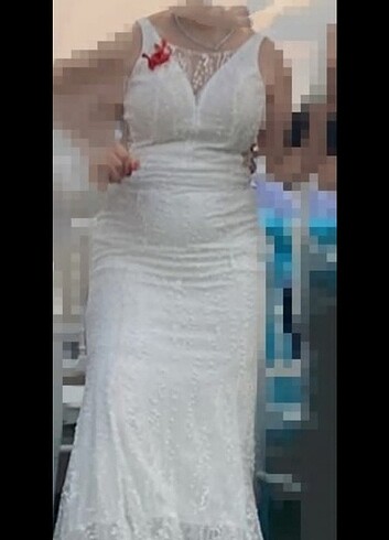 Abiye uzun balık elbise