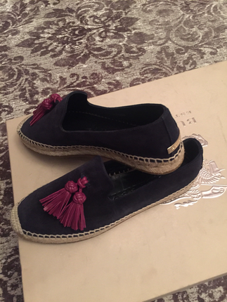 Burberry Burberry süet kışlık espadril