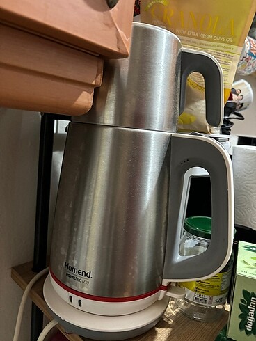Homend çay makinesi gri