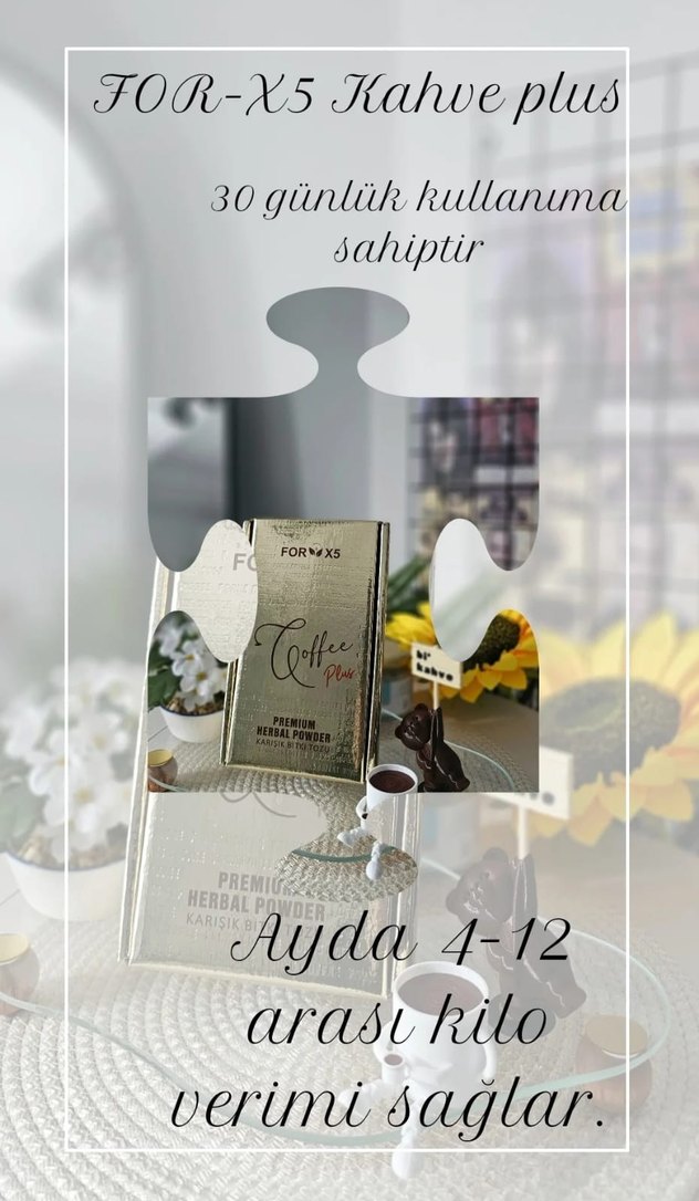 For-X5 Filtre Kahve Aromalı Bitkisel Toz - Görsel 2