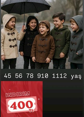 Kız Çocuk Gri Örgü Fırfırlı Panço - Görsel 3