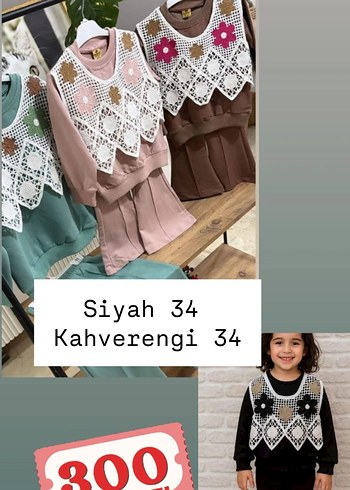 Kız Çocuk Pembe Fiyonklu Eşofman Takımı - Görsel 16