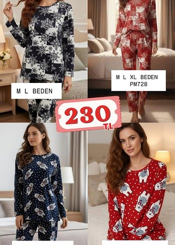 Kız Çocuk Renkli Desenli Triko Eşofman Takımı - Görsel 8