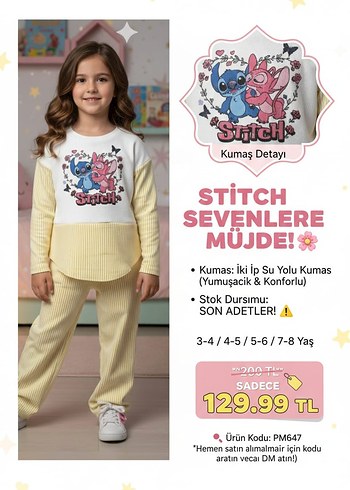 Pembe Pamuklu Baskılı Çocuk Uyku Tekstili - Görsel 4