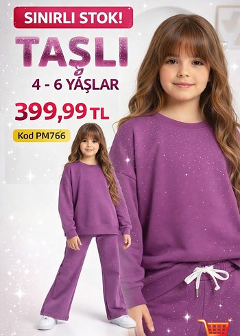 Leopar Desenli Beyaz Kız Sweatshirt ve Eşofman Takımı - Görsel 17