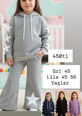 Kızlar için Pembe Rahat Eşofman Altı - Görsel 10