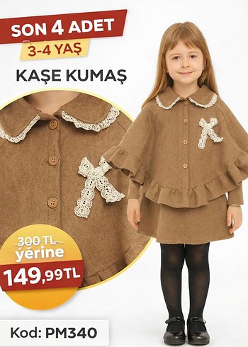 Gri Kapüşonlu Düğmeli Erkek Çocuk Kaşe Mont - Görsel 2