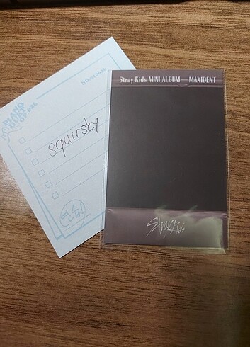 stray kids changbin maxident letter polaroid