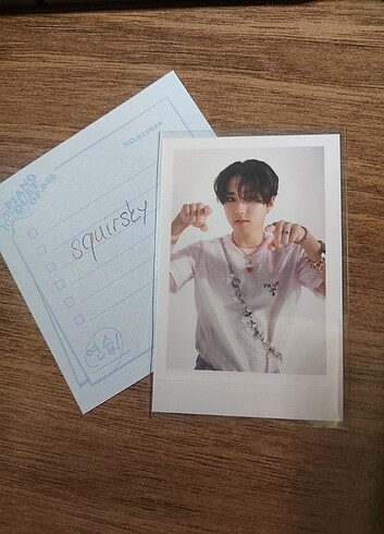 stray kids han jisung maxident letter polaroid