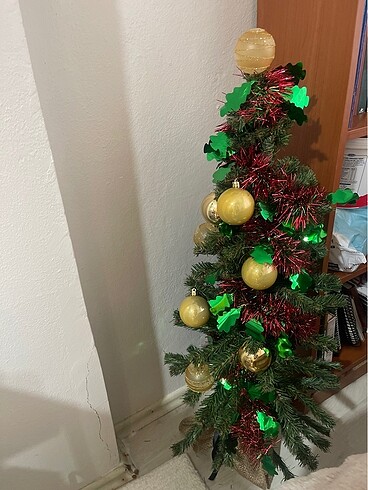 Beden yeşil Renk 100 cm çam ağacı