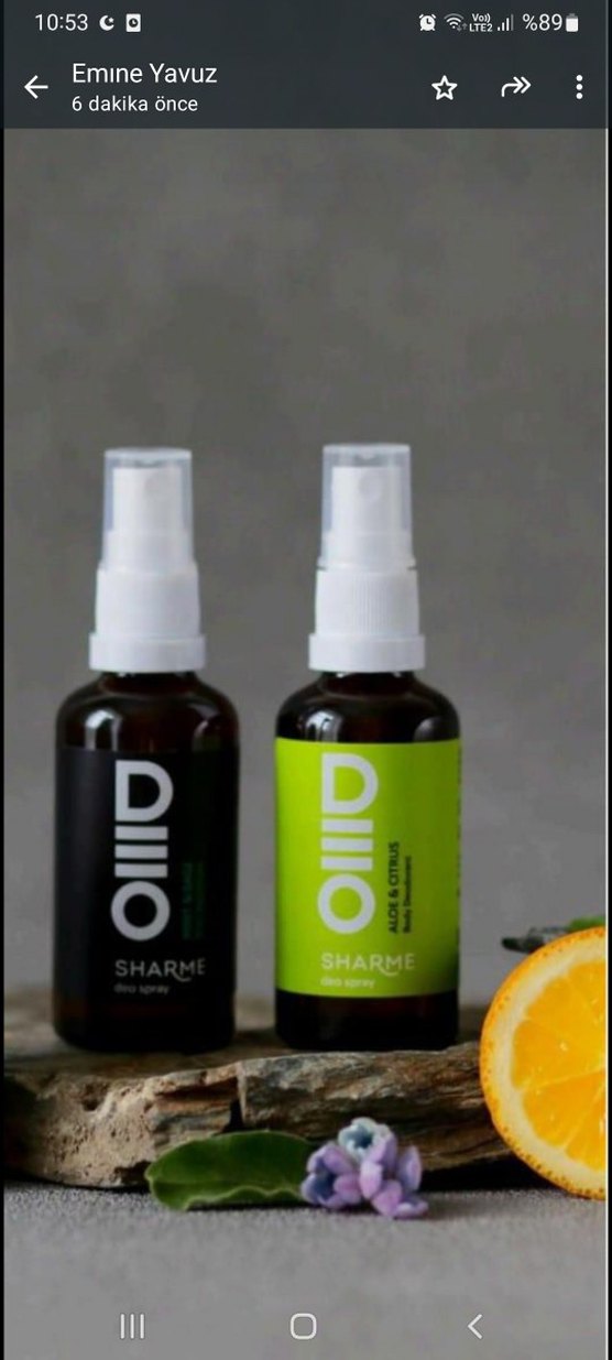 SHARME %100 Bitkisel Deodorant Sprey - Görsel 4