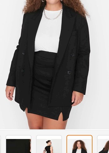 Siyah Mini Kalem Etek - Görsel 3