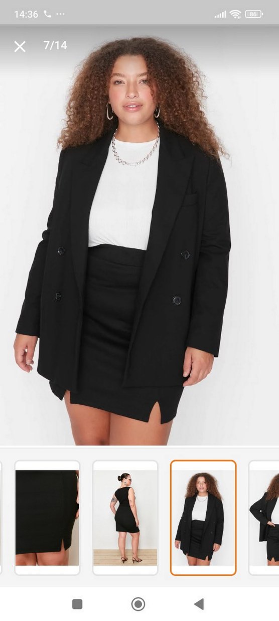 Siyah Mini Kalem Etek - Görsel 3