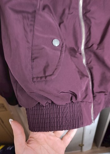 Bershka Gri Ekose Desenli  erkek Mont - Görsel 5