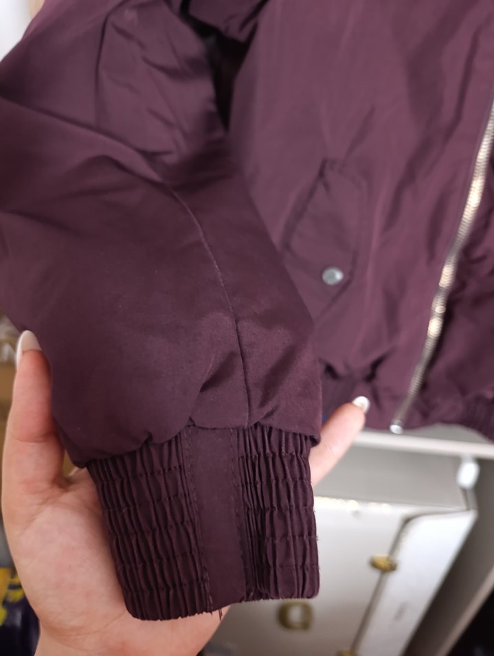 Bershka Gri Ekose Desenli  erkek Mont - Görsel 2