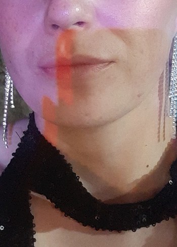 gümüş sallantılı küpe - Görsel 3