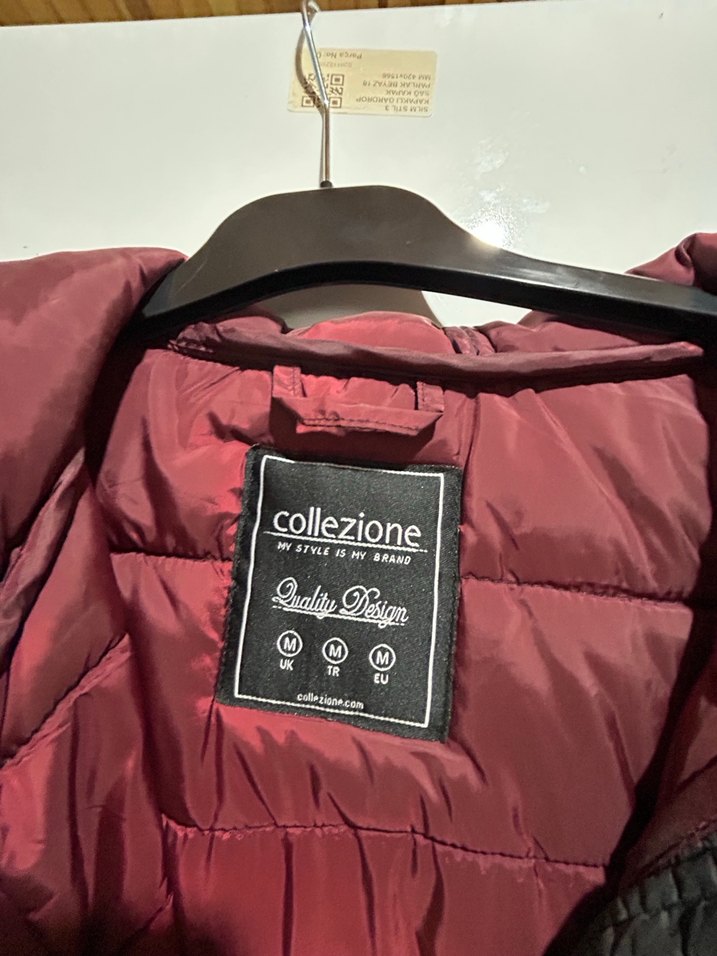 Siyah Mini Kadın Kışlık Mont - Görsel 3