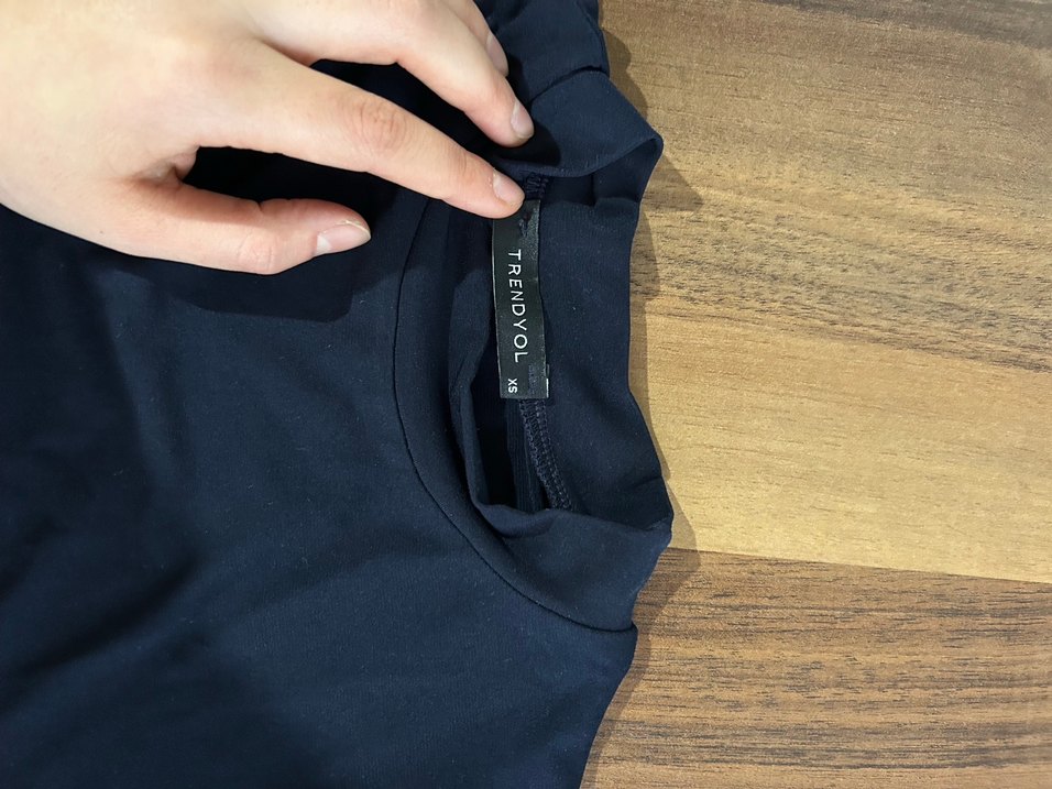 Lacivert Balıkçı Yaka body - Görsel 2