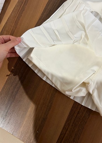 Beyaz Pilili Hummel Mini Etek - Görsel 3