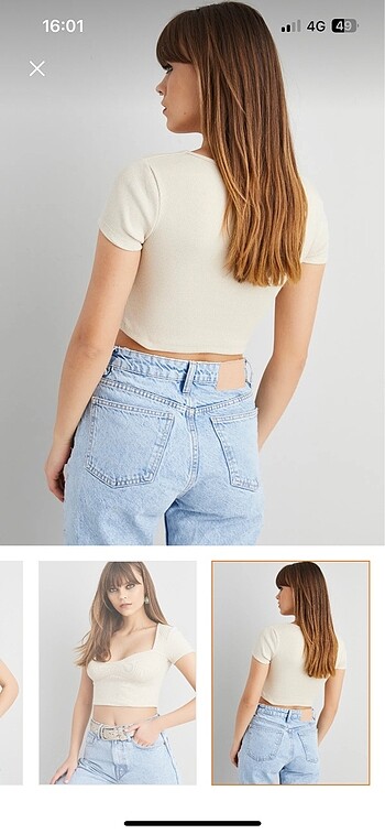 s Beden Crop Bluz