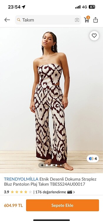 Bluz pantalon takım