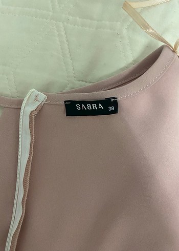 Sabra Pembe V Yaka Uzun Kadın Tulum