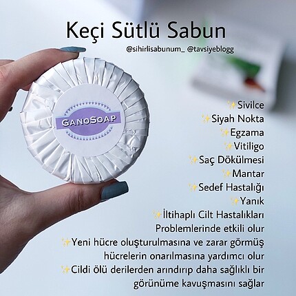 keçi sütü sabun