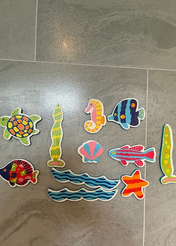 Banyo oyuncağı Renkli Deniz Canlıları