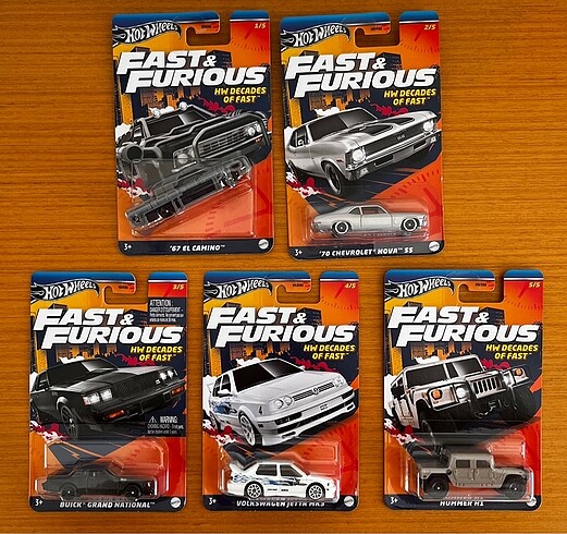 Hot Wheels Fast & Furious DoF