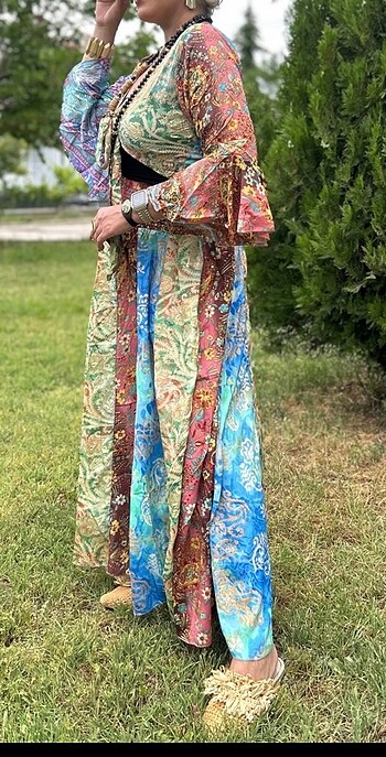 universal Beden çeşitli Renk İTALYAN İPEKLİ BOHEM TAKIM