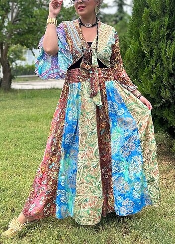 İTALYAN İPEKLİ BOHEM TAKIM
