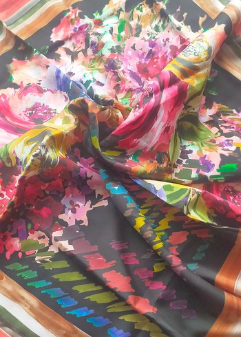 Kadın Çok Renkli eşarp - Görsel 2