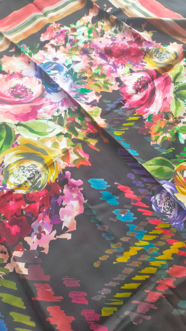 Kadın Çok Renkli eşarp - Görsel 4