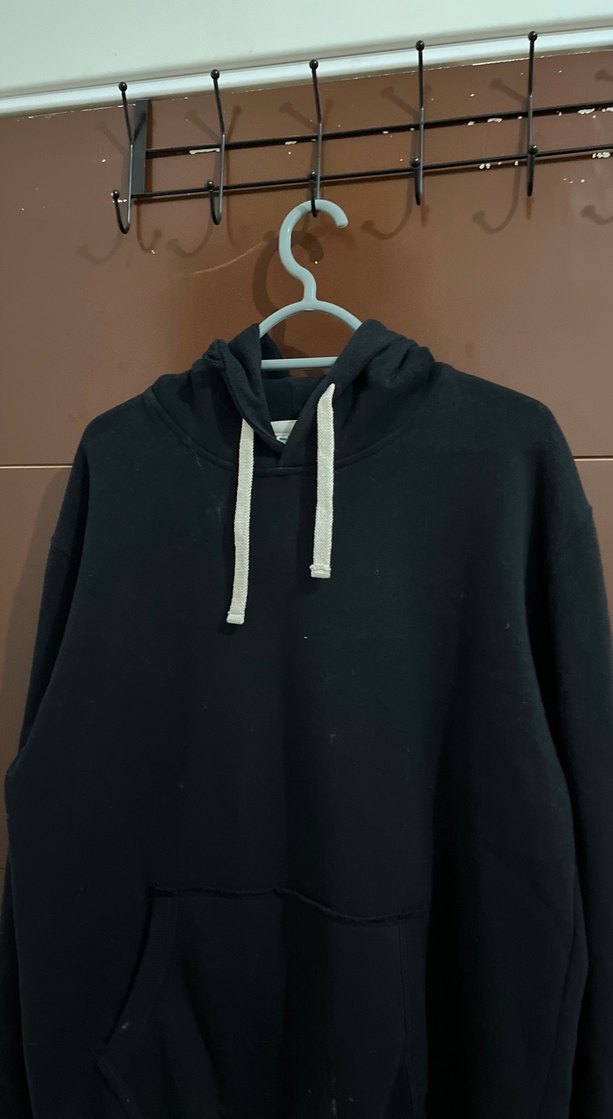 Kadın Siyah Yüksek Yakalı Sweatshirt - Görsel 4