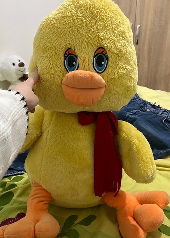 Sarı Peluş Ördek Oyuncak - Görsel 2