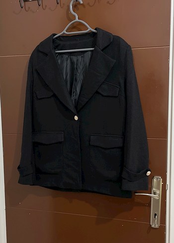 Zara Siyah Tek Dugmeli Blazer Ceket