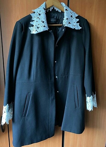 Blazer dantel detayli ceket