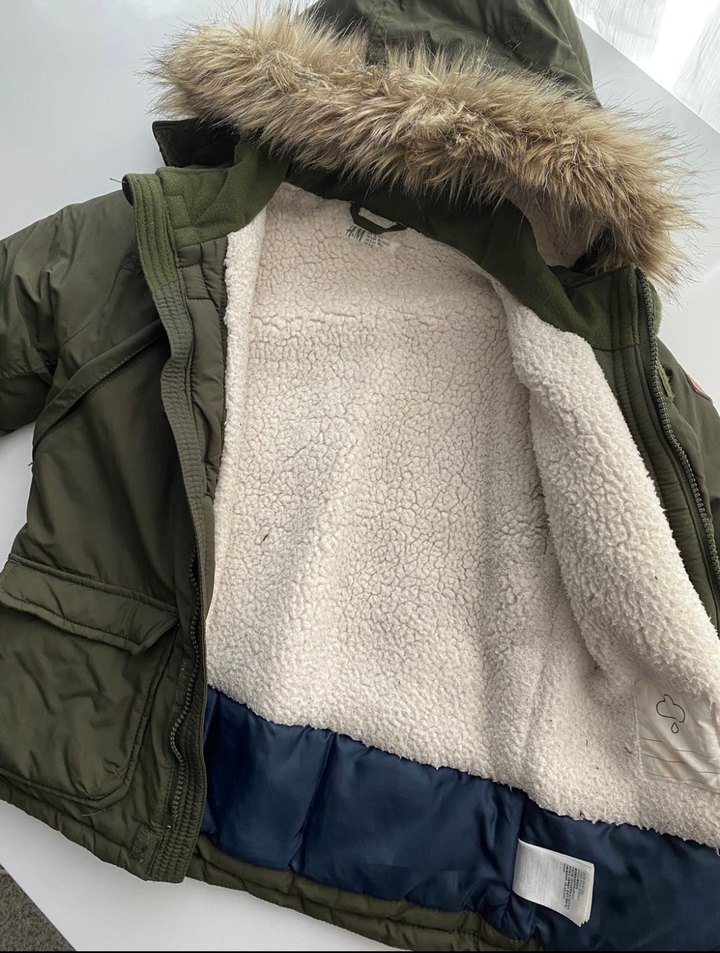 Kürk Detaylı  Erkek Çocuk Mont - Görsel 2