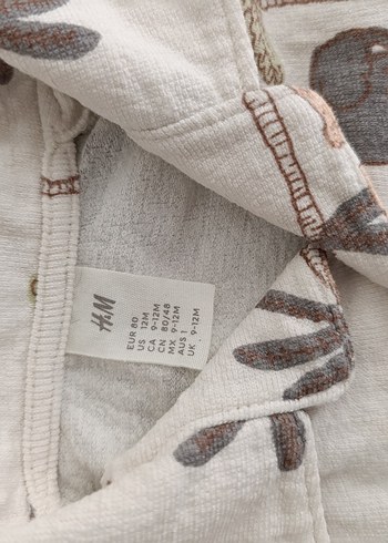 Bebek Erkek Pastel Desenli Düğmeli Takım - Görsel 3