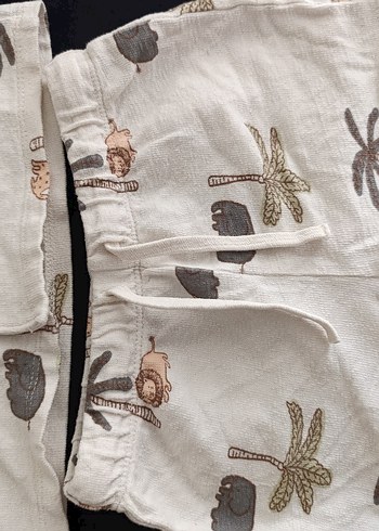 Bebek Erkek Pastel Desenli Düğmeli Takım - Görsel 5