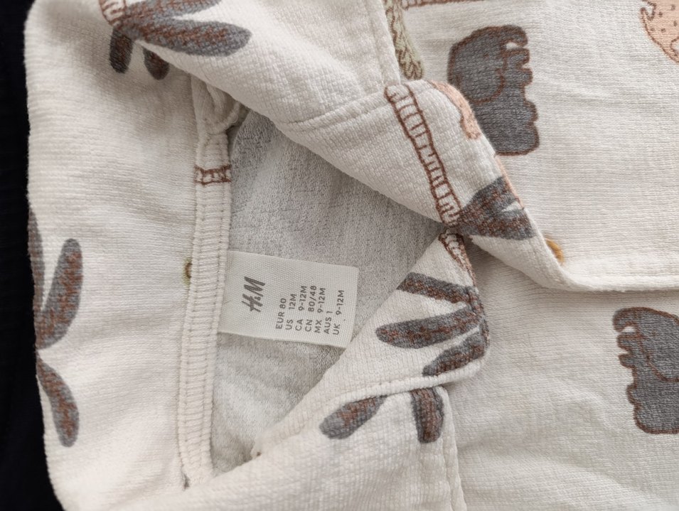 Bebek Erkek Pastel Desenli Düğmeli Takım - Görsel 3